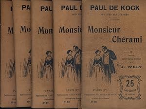 Monsieur Chérami. En 5 volumes. Fin XIXe. Vers 1900.