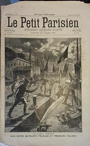 Le Petit Parisien - Supplément littéraire illustré N° 488 : Rixe entre matelots français et pêche...
