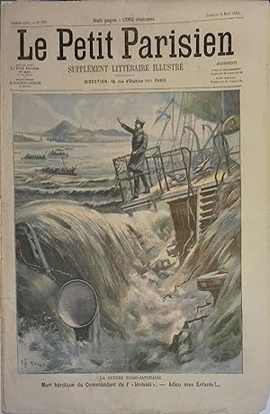 Le Petit Parisien - Supplément littéraire illustré N° 787 : La guerre russo-japonaise : Mort héro...