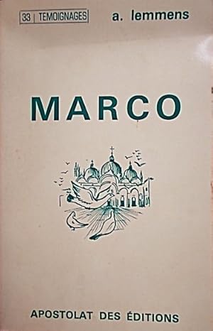 Image du vendeur pour Marco. mis en vente par Librairie Et Ctera (et caetera) - Sophie Rosire
