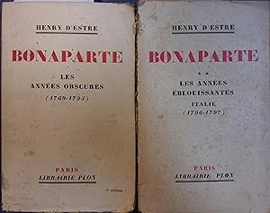 Imagen del vendedor de Bonaparte. Tomes 1 et 2. Les annes obscures. (1769-1795). Les annes blouissantes - Italie (1796-1797). 1942 - 1944. a la venta por Librairie Et Ctera (et caetera) - Sophie Rosire