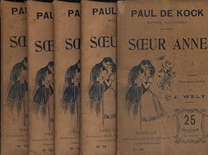 Soeur Anne. En 5 volumes. Fin XIXe. Vers 1900.