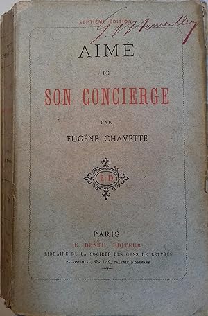 Image du vendeur pour Aim de son concierge. mis en vente par Librairie Et Ctera (et caetera) - Sophie Rosire
