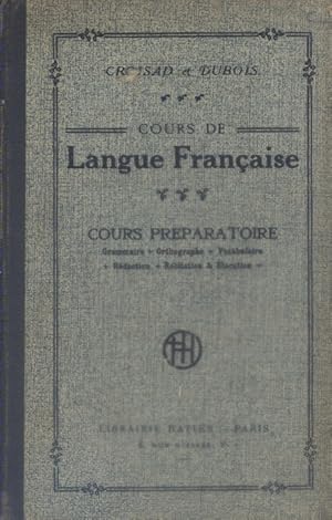 Imagen del vendedor de Cours de langue franaise. Cours prparatoire. a la venta por Librairie Et Ctera (et caetera) - Sophie Rosire