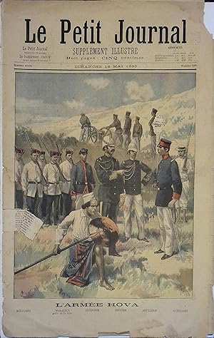 Le Petit journal - Supplément illustré N° 235 : L'armée Hova. (Gravure en première page). Gravure...