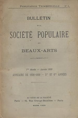 Imagen del vendedor de 7 e anne, janvier 1900. Annuaire de 1898-1899. 5e et 6 e annes. a la venta por Librairie Et Ctera (et caetera) - Sophie Rosire