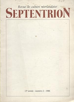 Septentrion, revue de culture néerlandaise. N° 2.