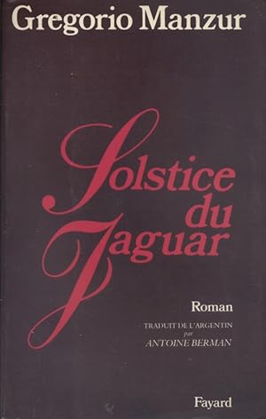 Image du vendeur pour Solstice du jaguar. mis en vente par Librairie Et Ctera (et caetera) - Sophie Rosire