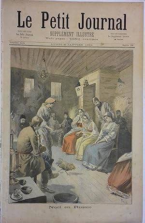 Le Petit journal - Supplément illustré N° 164 : Noël en Russie. (Gravure en première page). Gravu...