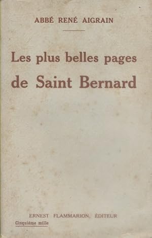 Les plus belles pages de Saint Bernard.