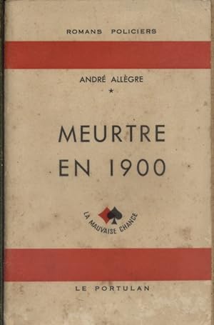 Imagen del vendedor de Meurtre en 1900. a la venta por Librairie Et Ctera (et caetera) - Sophie Rosire