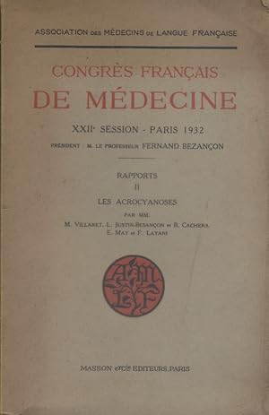 Congrès français de médecine. XXII e session présidée par le professeur Fernand Bezançon.