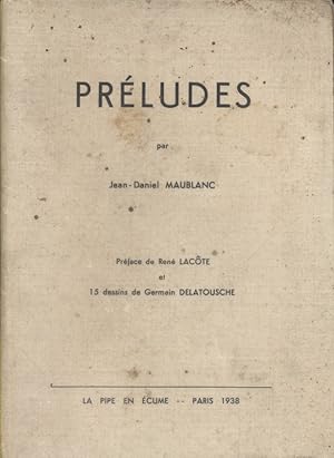 Imagen del vendedor de Prludes. a la venta por Librairie Et Ctera (et caetera) - Sophie Rosire