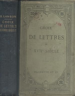 Choix de lettres du dix-huitième siècle.