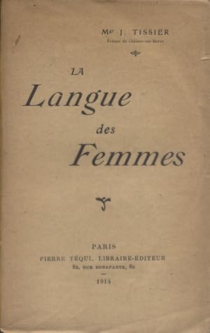 Seller image for La langue des femmes. for sale by Librairie Et Ctera (et caetera) - Sophie Rosire