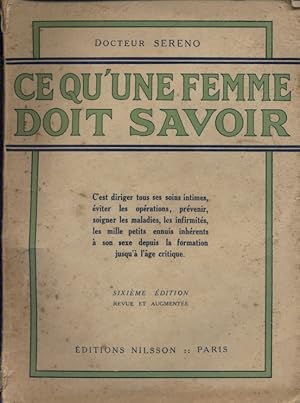 Ce qu'une femme doit savoir.