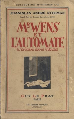 Seller image for Mr Wens et l'automate. (L'ennemi sans visage). for sale by Librairie Et Ctera (et caetera) - Sophie Rosire