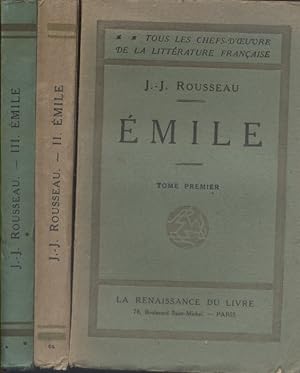 Emile. En 3 volumes. Vers 1930.