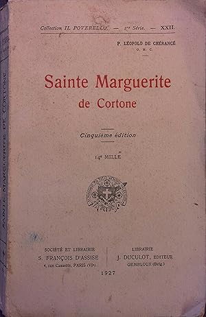 Imagen del vendedor de Sainte Marguerite de Cortone. a la venta por Librairie Et Ctera (et caetera) - Sophie Rosire