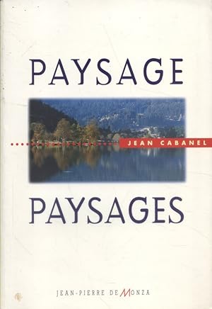 Seller image for Paysages paysages. for sale by Librairie Et Ctera (et caetera) - Sophie Rosire