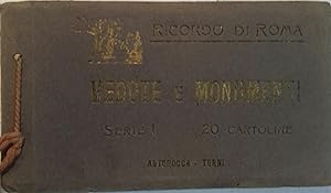 Ricordo di Roma. Vedute e monumenti. Serie 1. 18 cartes sur 20. Vers 1930.