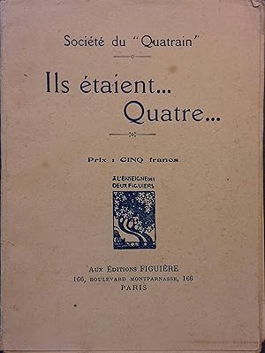 Image du vendeur pour Ils taient . quatre . Vers 1920. mis en vente par Librairie Et Ctera (et caetera) - Sophie Rosire