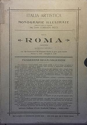 Imagen del vendedor de Rome. Parte prima. Dalle origini al regno di Costantino. Italia artistica N 37. a la venta por Librairie Et Ctera (et caetera) - Sophie Rosire