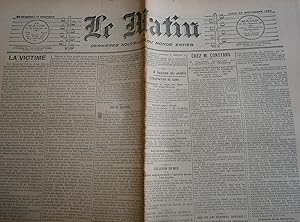 Le Matin du 26 septembre 1898. 26 septembre 1898.