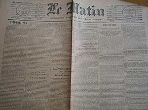 Le Matin du 25 septembre 1898. 25 septembre 1898.