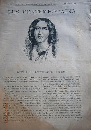 Les contemporains N° 749 : George Eliot. Biographie accompagnée d'un portrait. 17 février 1907.