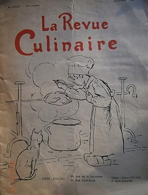 La Revue Culinaire N° 437. Septembre 1965.