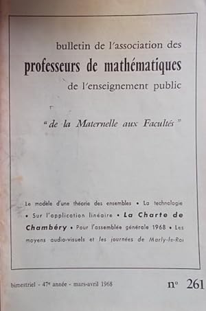 Bulletin de l'Association des Professeurs de Mathématiques de l'Enseignement Public N° 261. Le mo...