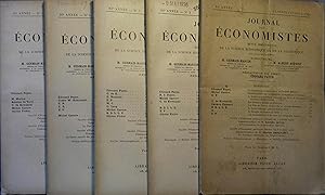 Journal des économistes, année 1936 complète. Revue bimestrielle de la science économique et de l...