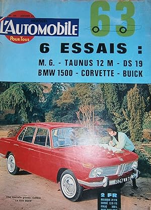 L'Automobile pour tous N° 201. Janvier 1963.