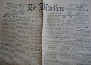 Le Matin du 29 septembre 1898. 29 septembre 1898.