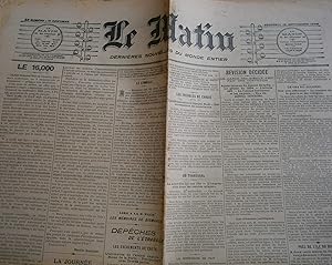 Le Matin du 16 septembre 1898. 16 septembre 1898.