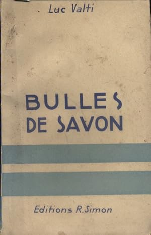 Imagen del vendedor de Bulles de savon. Roman. Vers 1941. a la venta por Librairie Et Ctera (et caetera) - Sophie Rosire