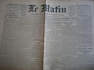Le Matin du 17 octobre 1898. 17 octobre 1898.