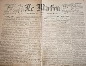 Le Matin du 16 octobre 1898. 16 octobre 1898.