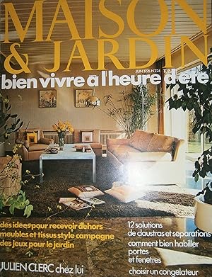 Maison et jardin N° 224. Juin 1976.