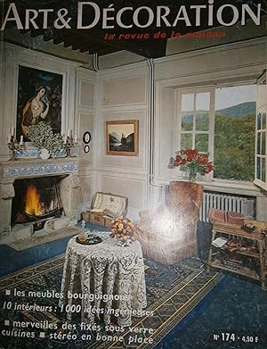 Art et Décoration N° 174. Octobre-novembre 1973.