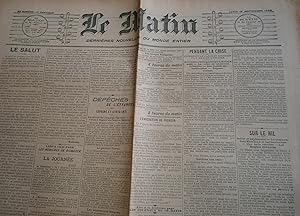 Le Matin du 19 septembre 1898. 19 septembre 1898.