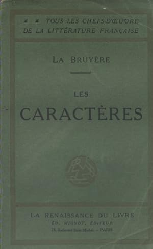 Les caractères ou les moeurs de ce siècle. Vers 1930.