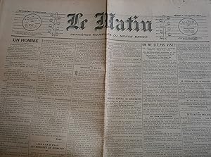 Le Matin du 4 octobre 1898. 4 octobre 1898.