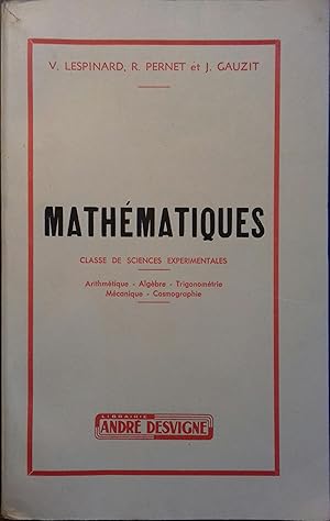 Image du vendeur pour Mathmatiques. Classe de sciences exprimentales. mis en vente par Librairie Et Ctera (et caetera) - Sophie Rosire