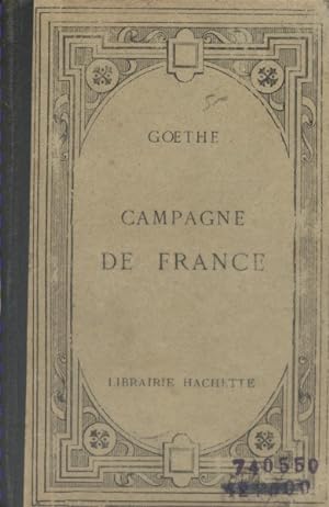 Campagne de France. 23 août - 20 octobre 1792. Texte allemand. Vers 1930.
