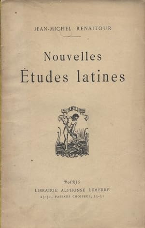Image du vendeur pour Nouvelles tudes latines. mis en vente par Librairie Et Ctera (et caetera) - Sophie Rosire
