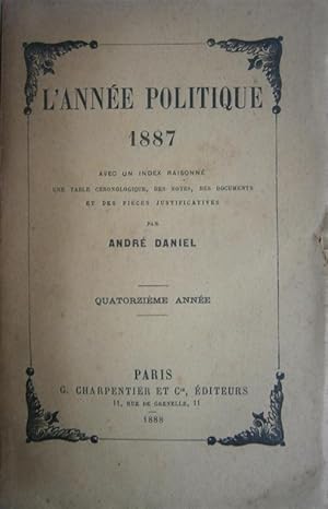 L'année politique. 1887. Quatorzième année.