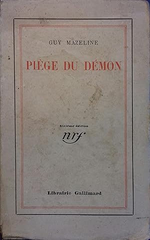 Imagen del vendedor de Pige du dmon. a la venta por Librairie Et Ctera (et caetera) - Sophie Rosire