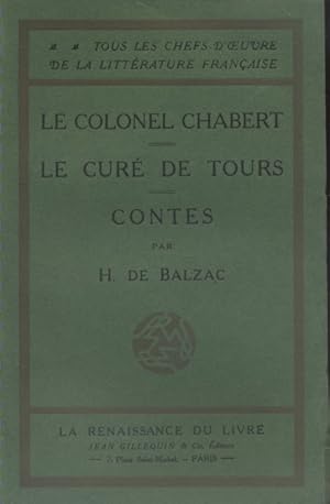 Image du vendeur pour Le colonel Chabert. le cur de Tours. Contes. Vers 1930. mis en vente par Librairie Et Ctera (et caetera) - Sophie Rosire